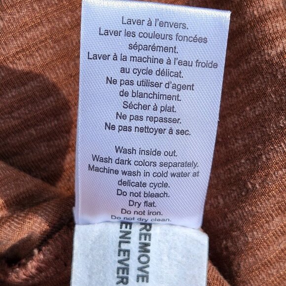 ATTRACTIVE Z/C Brown Corduroy Jumper Women's Size Large BNWT Baby Doll Style - Picture 7 of 7